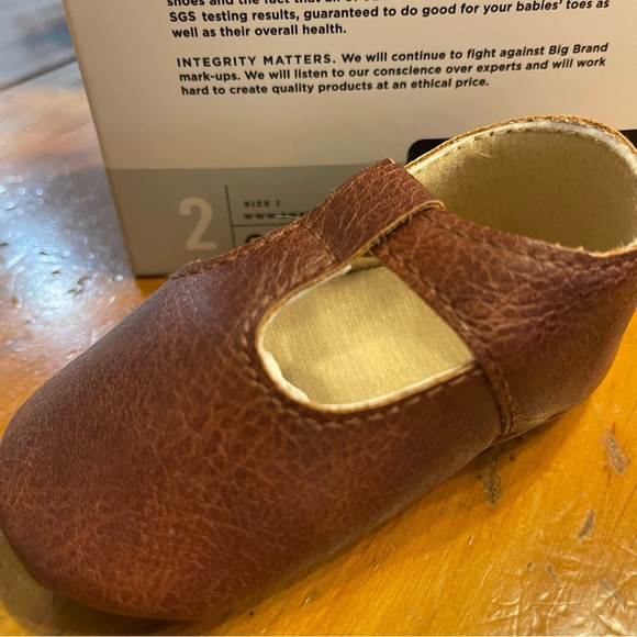 Sweet N Swag Brown baby Shoes size 2 - Picture 5 of 5